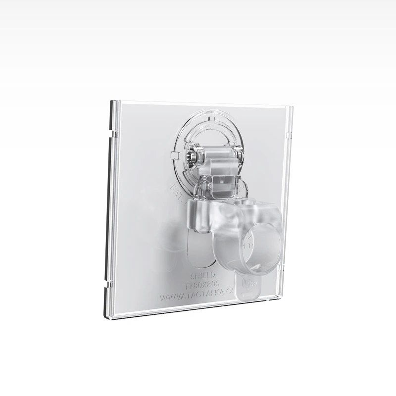 80 x 80 shield clear rear view without graphic