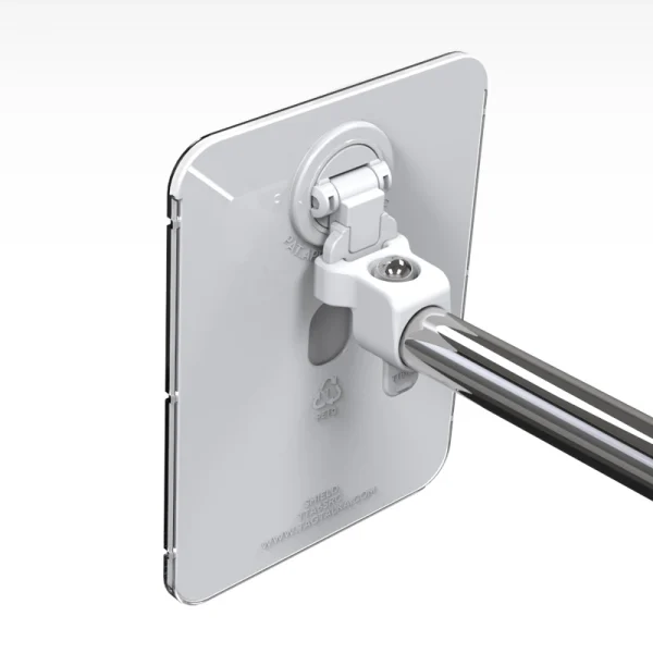a6 shield round corners white rear image holder